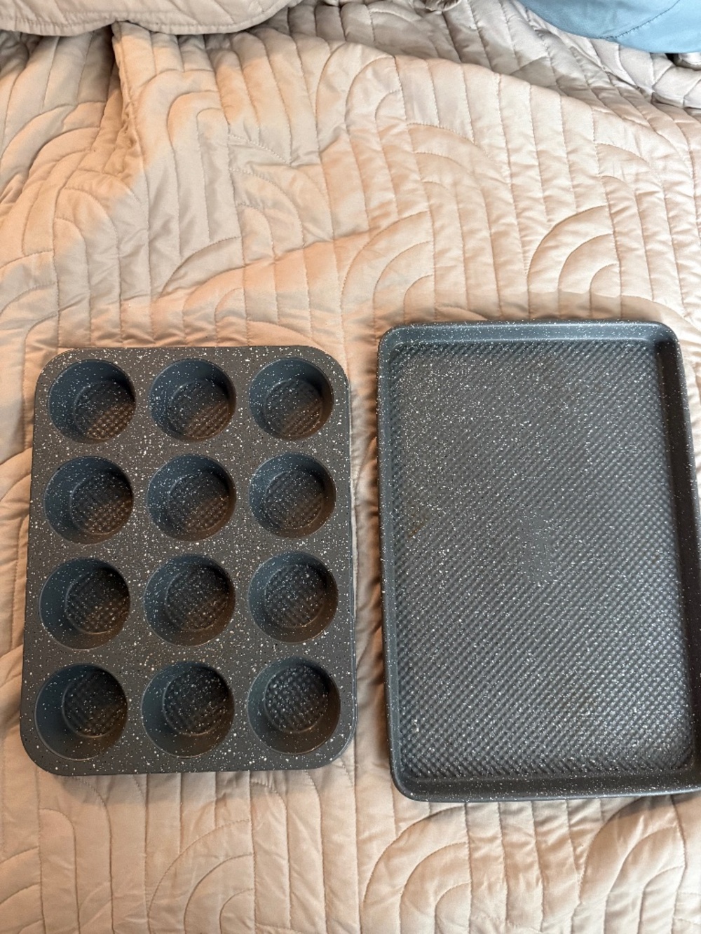 New matching cookie sheet and muffin pan
